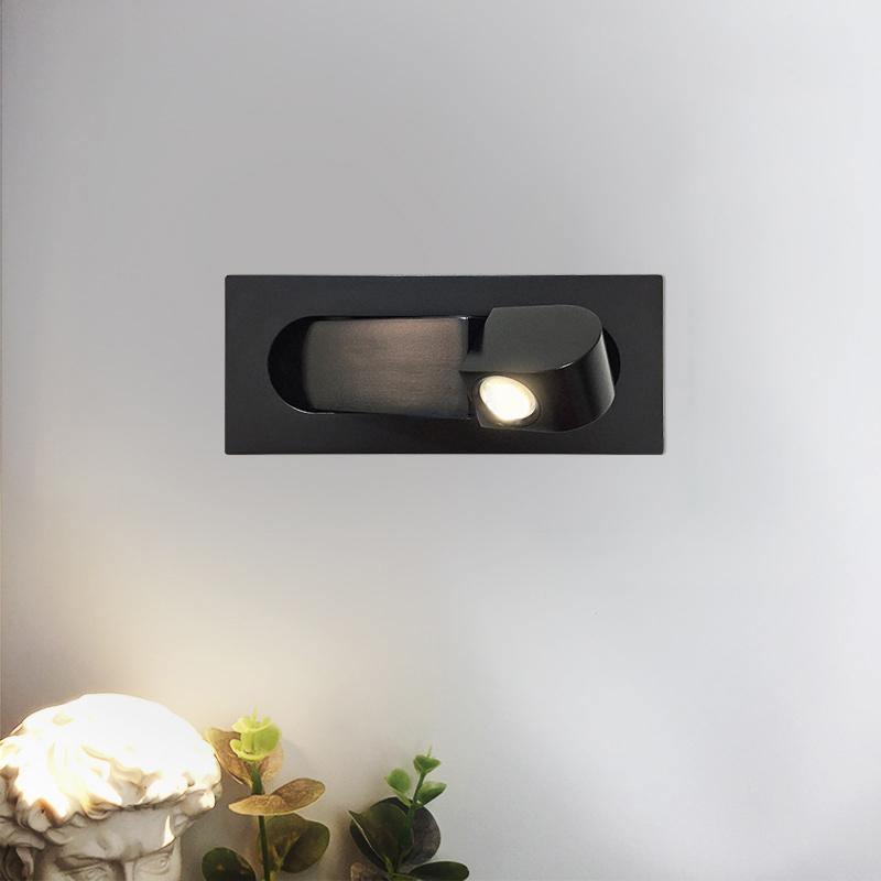 Multifunktionale LED Schlafzimmerlampe: Leselicht, Ambiente & Farbauswahl, modernes Design.