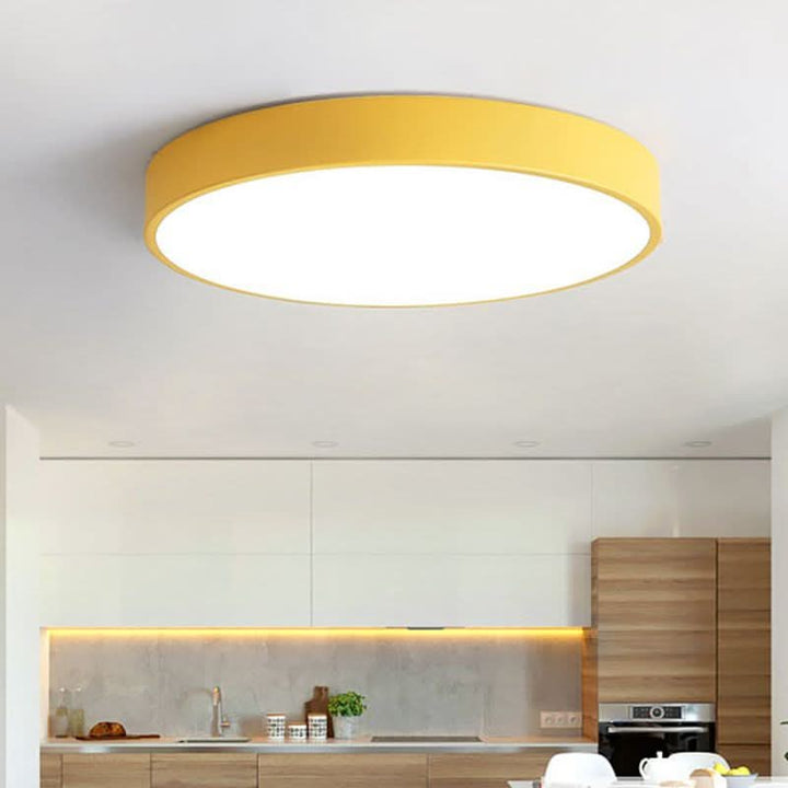 Moderne LED Deckenleuchte, energieeffizient, ideal für Wohnzimmer, Schlafzimmer oder Flur.