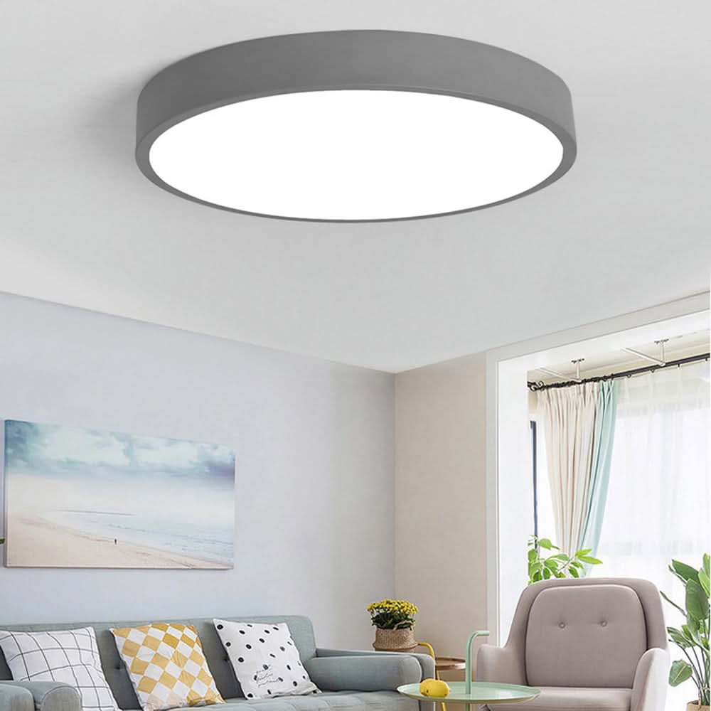 Schicke LED Deckenleuchte für Ihr Zuhause, blendfreies LED Licht, energiesparende moderne Beleuchtung.