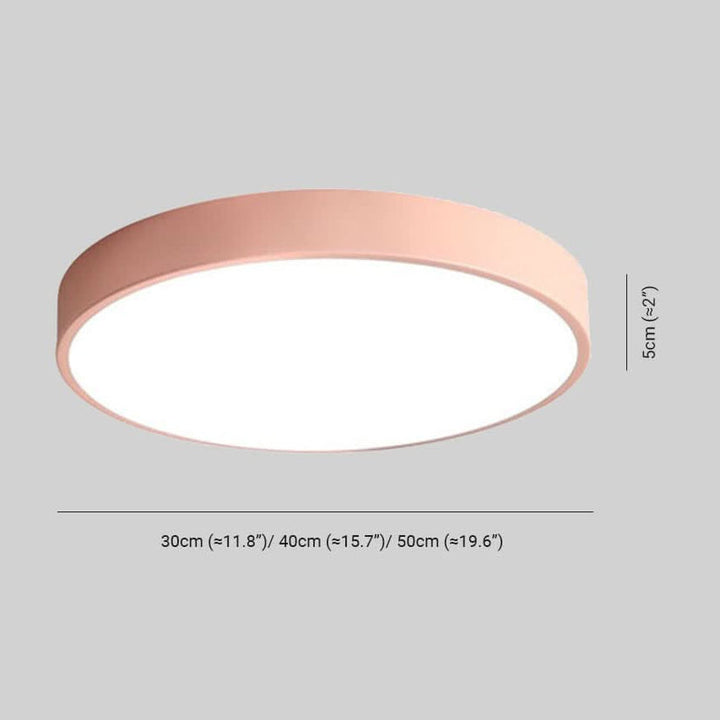 Flexible LED Deckenlampe mit warmem und kaltem Licht, ideal für Wohn- und Schlafzimmerbeleuchtung.