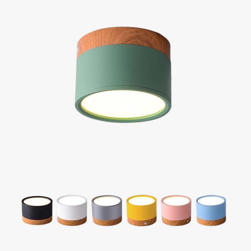 Moderne LED Deckenleuchte im Morandi-Stil; elegante Innenbeleuchtung für Wohnzimmer.