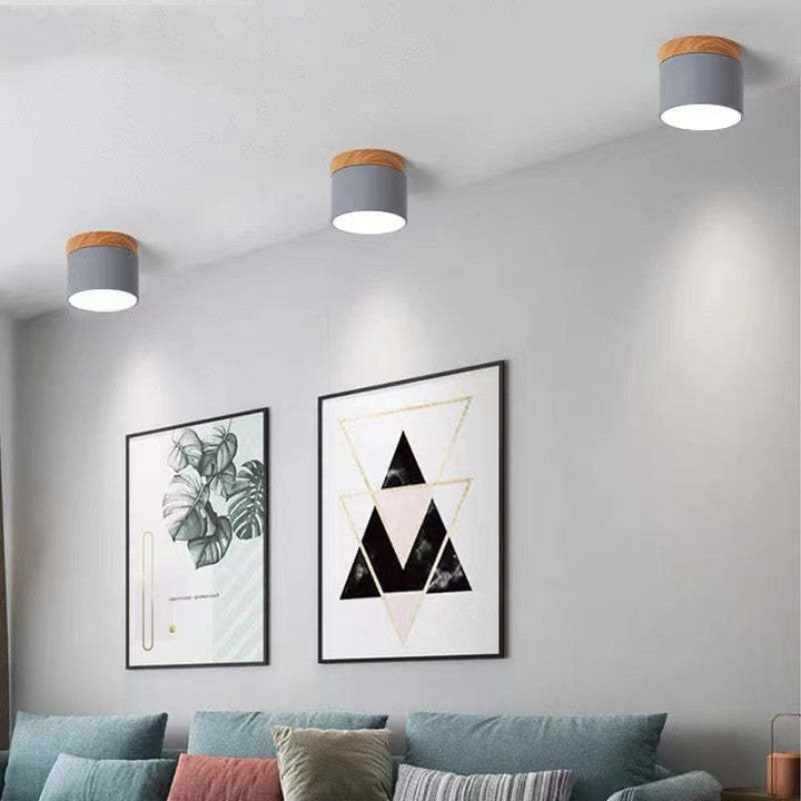 Energieeffiziente LED-Deckenleuchte, Morandi-Stil; modernes Stimmungslicht für Ihr Heim.