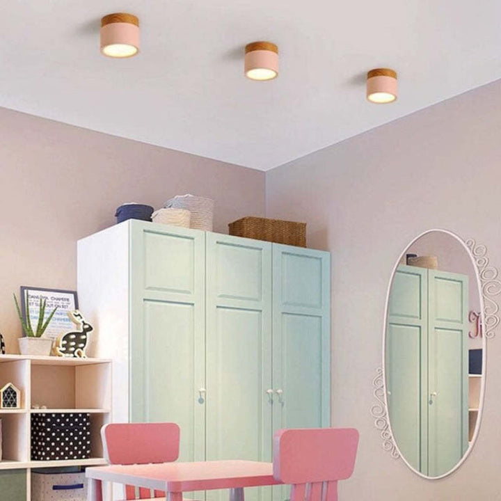 Moderne LED-Beleuchtung im Morandi-Stil; Deckenleuchte für Wohnzimmer & Esszimmer.