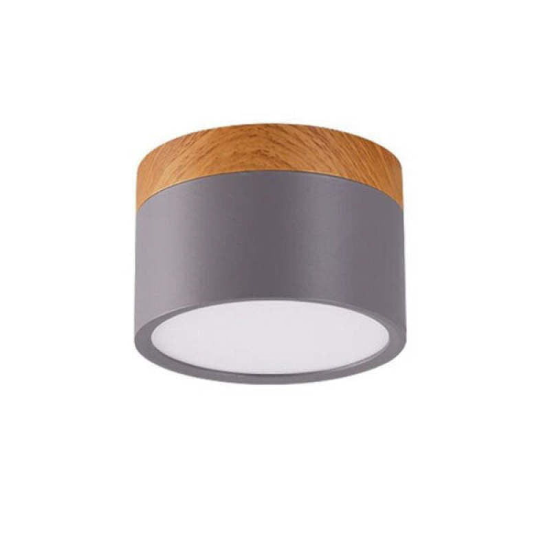 Moderne LumiModo LED-Deckenleuchte im Morandi-Stil; energieeffizientes Licht.