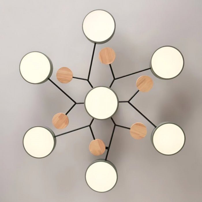 LED-Deckenleuchte, Astlampe-Design, nordisch, warmlicht für Wohnbereiche.