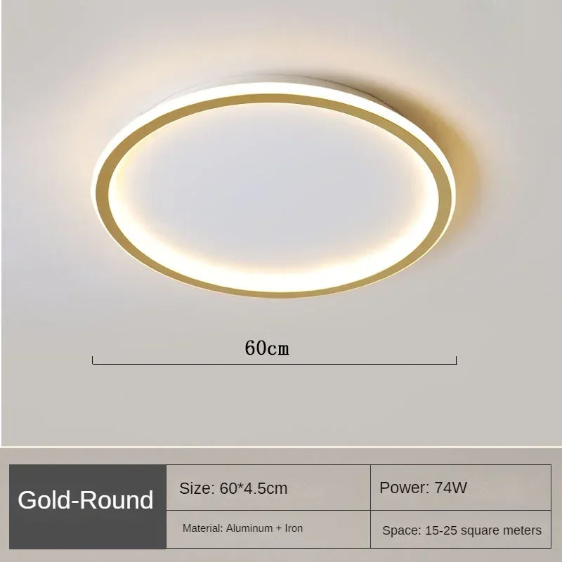 Stilvolle & moderne LED Deckenleuchte, dimmbar, skandinavisch für Wohn- und Essbereiche.