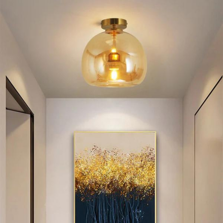 Stilvolle LED-Deckenleuchte Maxwell, moderne Hängelampe Gold/Schwarz für Wohn-, Schlaf- & Esszimmer, Warmweiß.