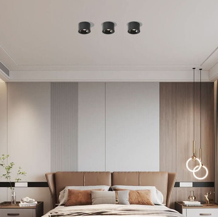 Verstellbare Aluminium LED Deckenlampe, modern und energieeffizient, perfekt für Küche oder Büro.