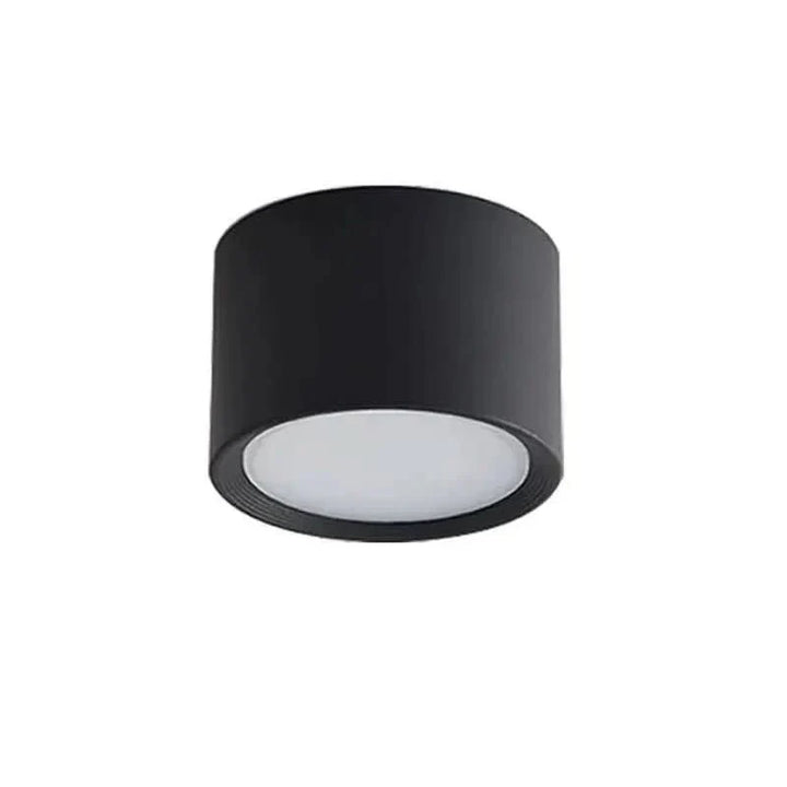 Vielseitige LED Deckenmontage Lampe, schwarz-weiß, moderne Innenbeleuchtung.