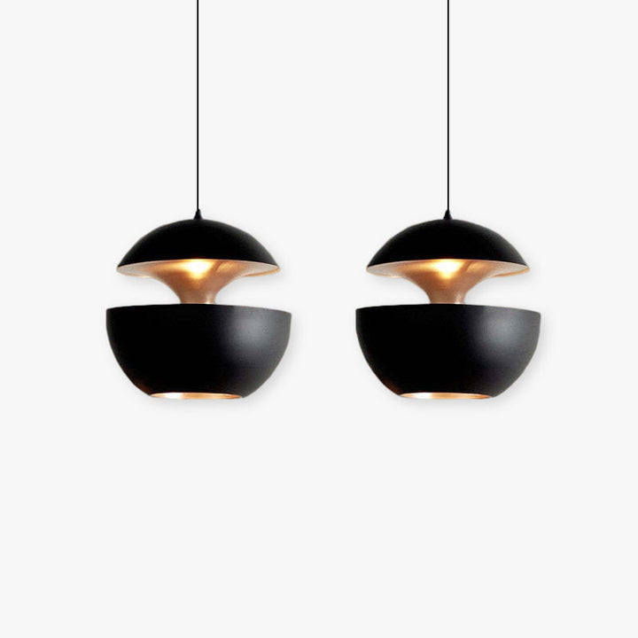 Moderne LED-Hängeleuchte AstraGlow für stilvolles Ambiente im Wohnzimmer und Esszimmer.