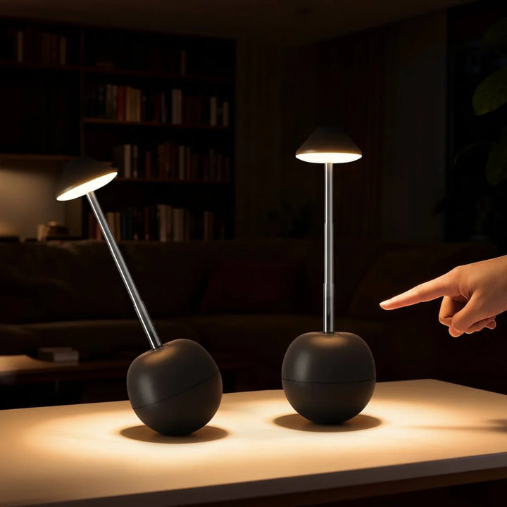Moderne LED Nachttischlampe mit USB-Ladefunktion & Fernbedienung für das Schlafzimmer.