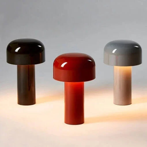 Dimmbare LED Tischlampe, modern, kabellos und tragbar. Vielseitig einsetzbar als Stimmungslicht.