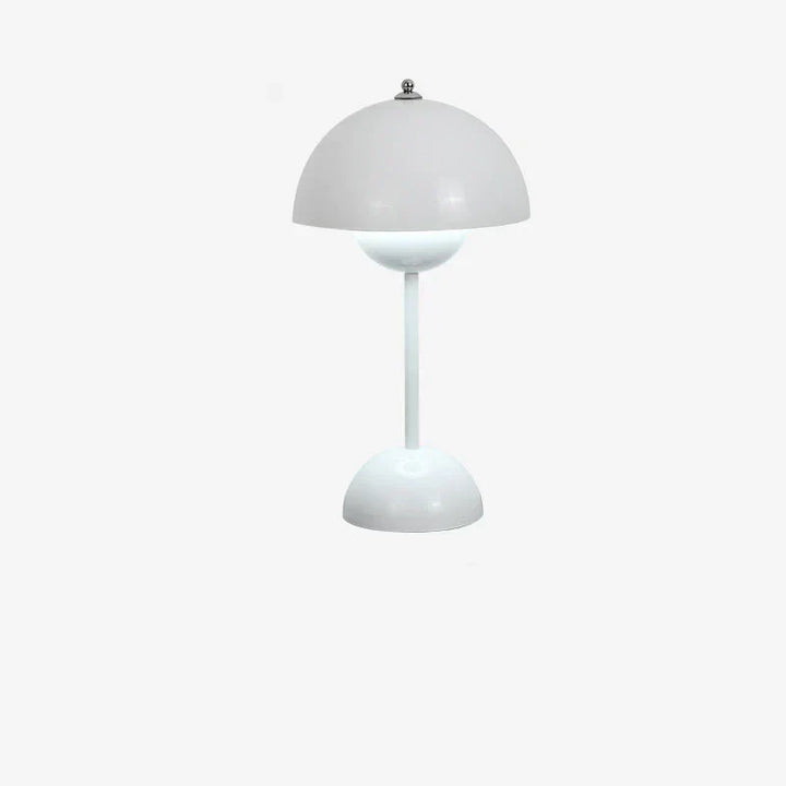 Moderne LED-Tischlampe in Farbvielfalt, Designleuchte für Schreibtisch oder Nachttisch, warmweißes Licht.