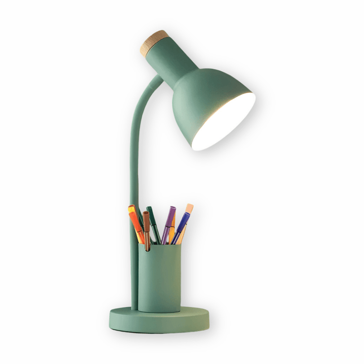 Multifunktionale LED Tischlampe als Leselampe, Schreibtischlampe & Stifthalter in einem, modern & praktisch.
