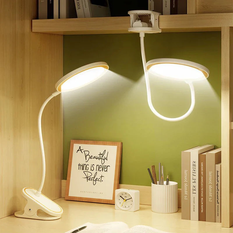 Touch LED Tischlampe mit Akku für natürliches 4000K Licht, perfekt als Nachttischlampe.
