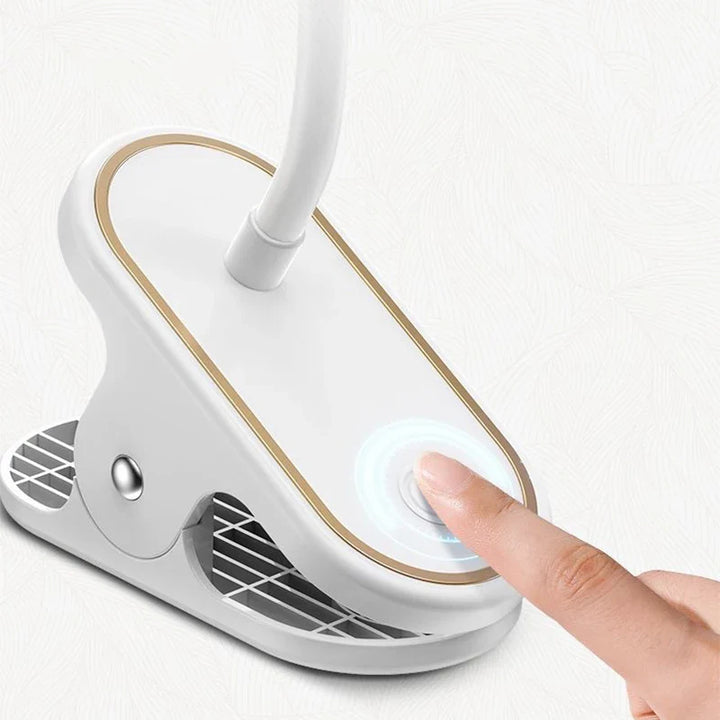 Nachttisch LED Lampe mit Akku & Touch, modernes Design, 4000K natürliches Licht für entspannte Abende.