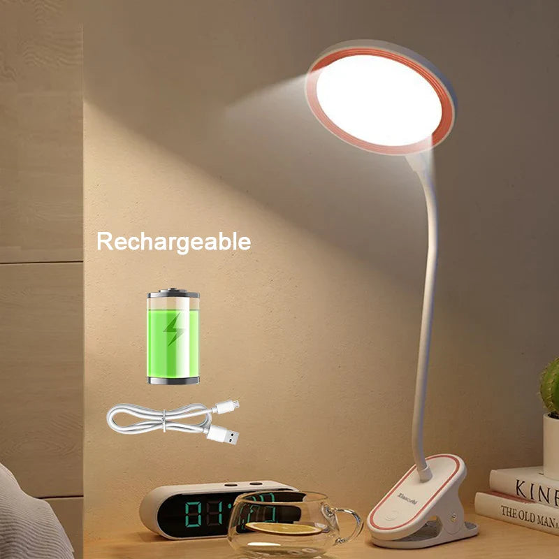 Akkubetriebene kabellose LED Tischlampe mit Touch-Funktion, modernes Design, 4000K neutralweißes Licht.