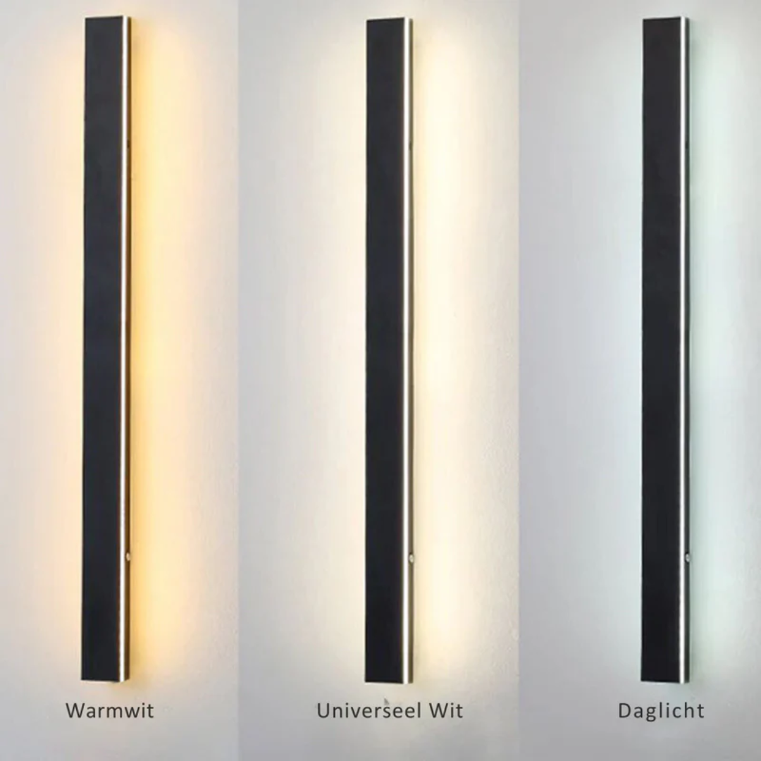 Effiziente LED-Beleuchtung; moderne Wandlampe für Außenbereiche, wasserdicht & langlebig.
