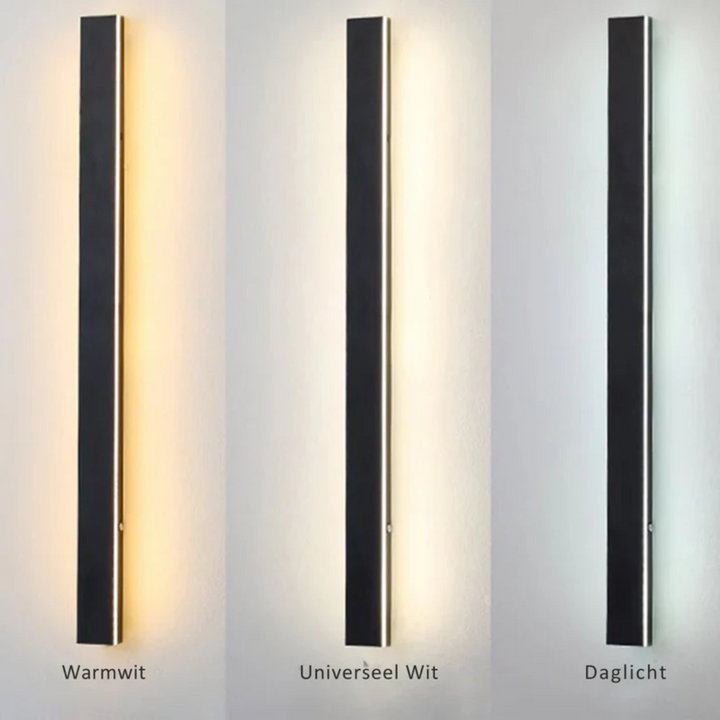 Effiziente LED-Beleuchtung; moderne Wandlampe für Außenbereiche, wasserdicht & langlebig.