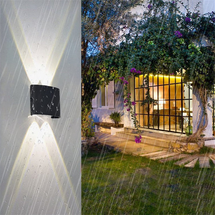 Langlebige wasserdichte LED Wandleuchte, perfekt für Terrassen & Eingangsbereiche.