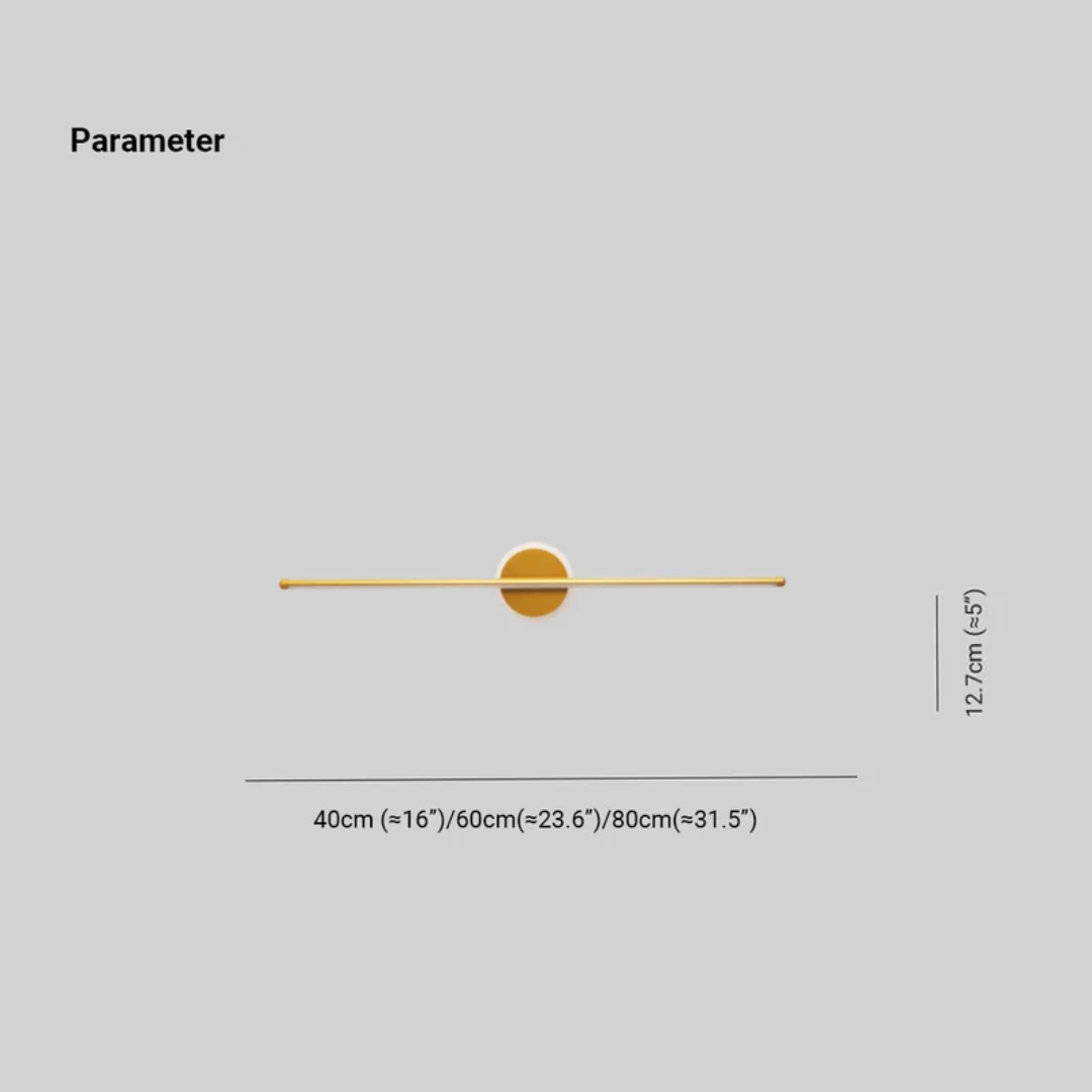 Wohnzimmer-Wandleuchte Schwarz, LED-Designlampe für warmes, modernes Licht und Deko.
