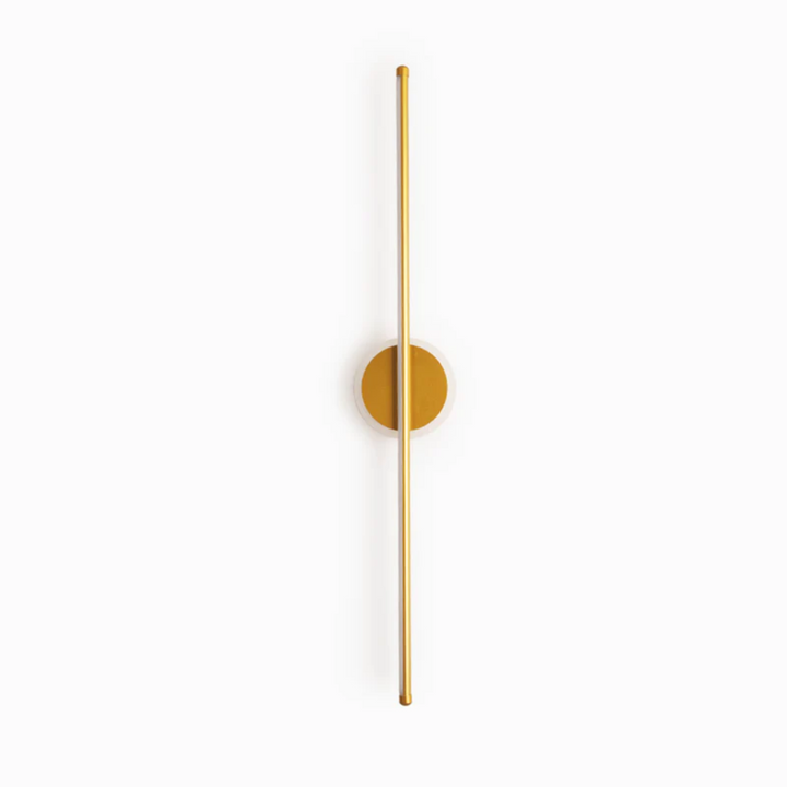 Stilvolle LED-Wandleuchte in Gold/Schwarz, modernes Design für Akzentbeleuchtung und Heimdeko.