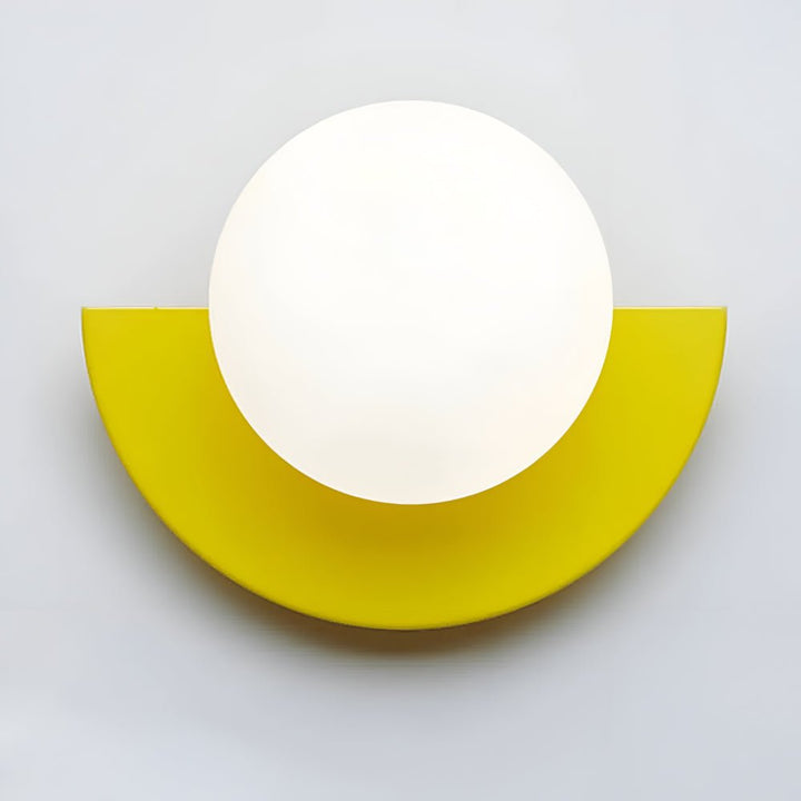 Energiesparende LED Wandleuchte, moderne Beleuchtung in Halbkreisform, ideal für Flur & Wohnzimmer.