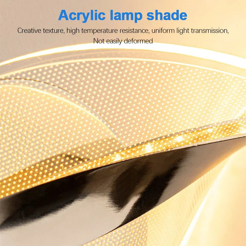 Design LED Wandleuchte dreifarbig, schafft stimmungsvolle Akzentbeleuchtung für moderne Wohn- und Schlafräume.