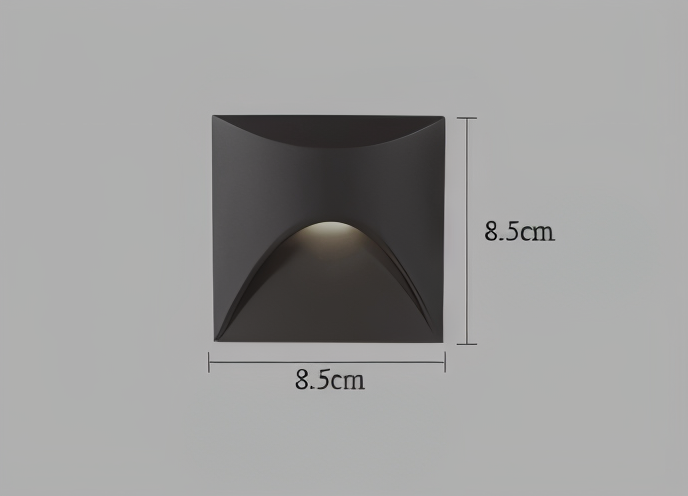 Energieeffiziente LED Wandlampe mit Bewegungssensor für Flur, Treppenhaus & Wohnzimmer, stilvoll.