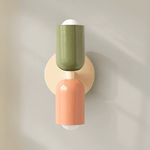 Grün/Lachs/Beige