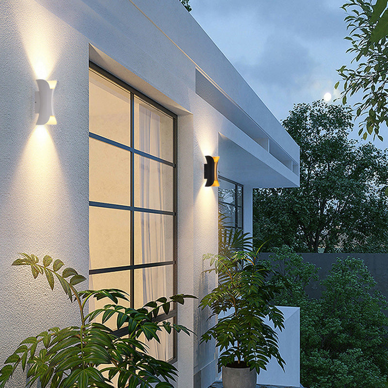 LumiEdge Außenbeleuchtung; moderne LED-Technik; ideal für Fassaden & Wege; wetterfest.