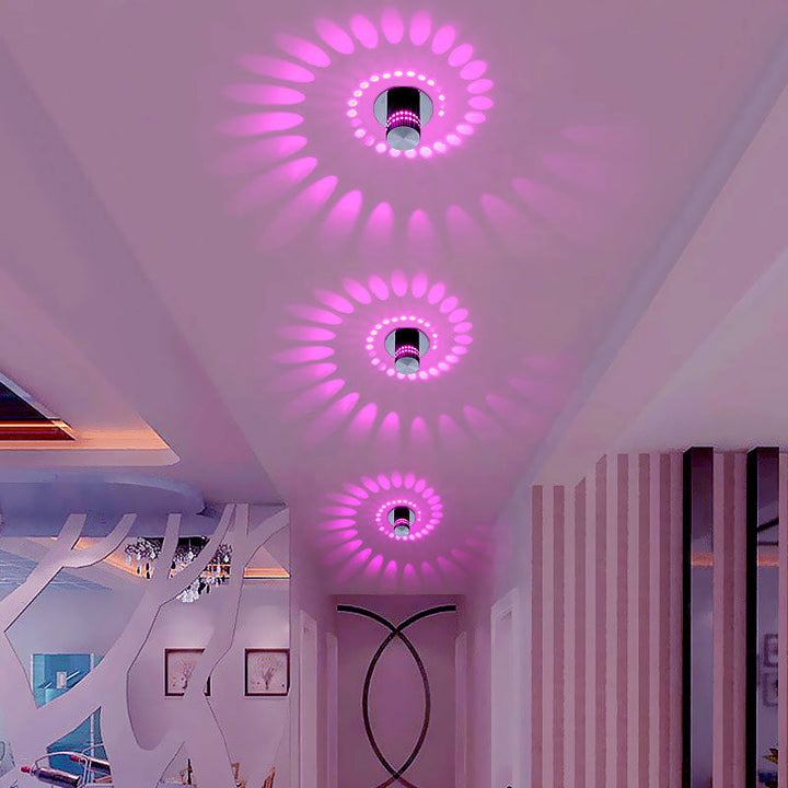 LumoSpiral LED-Spirallampe, energieeffizientes Stimmungslicht. Moderne Innenbeleuchtung, ideal für Entspannung.