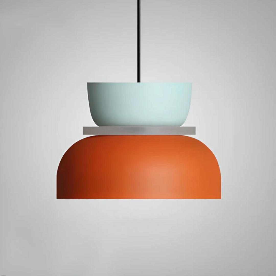 Minimalistische Macaron Pendelleuchte, matte Oberfläche, moderne LED Beleuchtung für jeden Raum.
