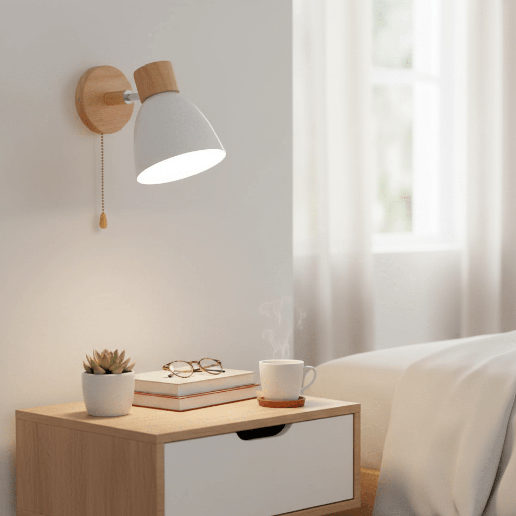 Elegante moderne Wandlampe für Ambientebeleuchtung; perfekt für Flur, Wohn- oder Schlafzimmer.