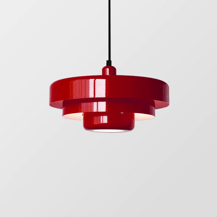 Bunte Macaron-Pendelleuchte, moderne Innenbeleuchtung, schafft gemütliche Atmosphäre.