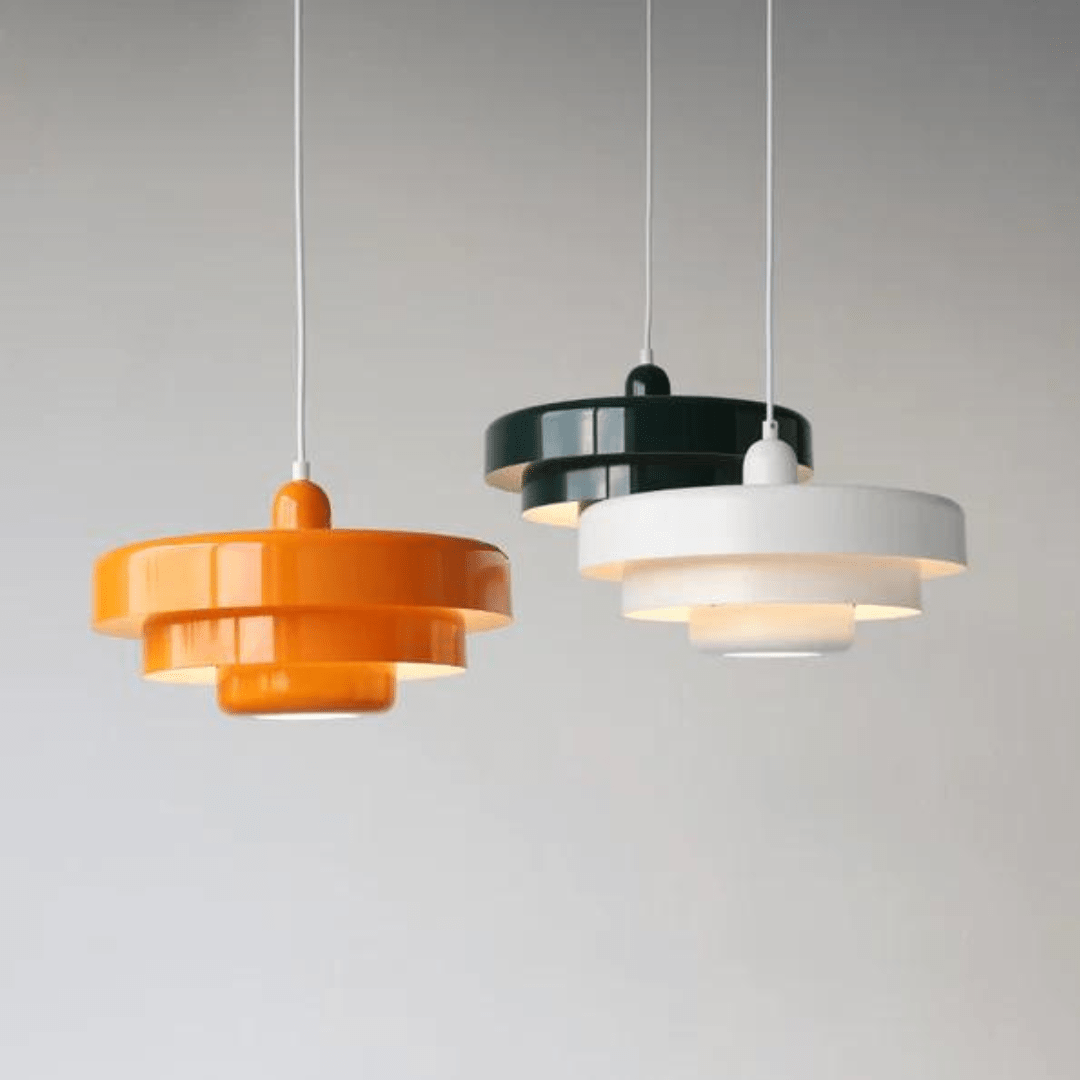Design-Pendelleuchte in Macaron-Tönen, perfekte dekorative Beleuchtung für moderne Wohnräume.