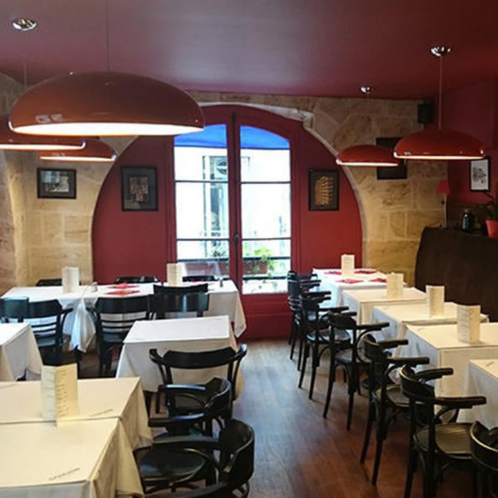 Serena: Runde LED Pendelleuchte, modern, für Schlaf- und Wohnzimmer.