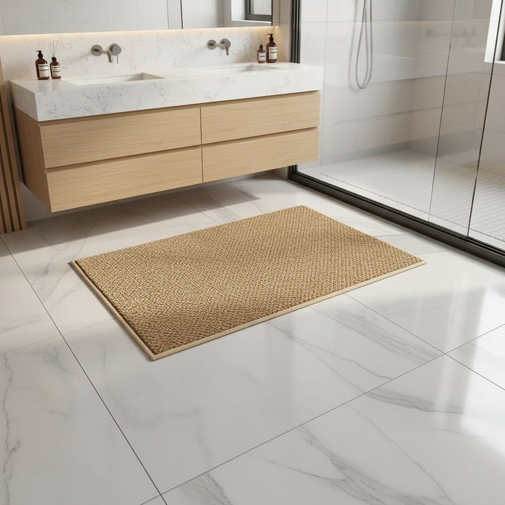 Pflegeleichte, saugfähige Fußmatte für sauberen Eingang, modernes Design, robust & rutschfest, effektive Bodenpflege.