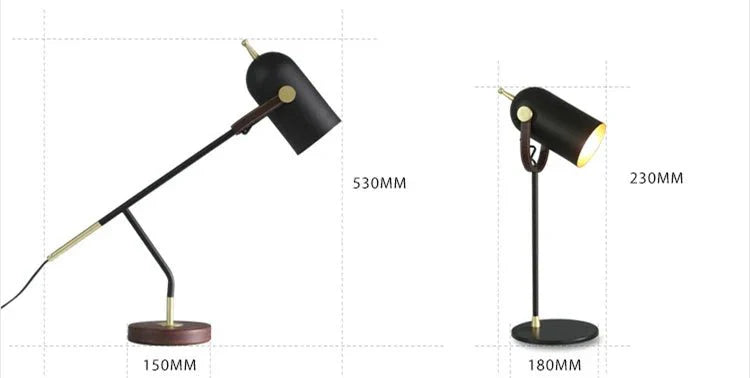 Moderne E27 LED-Tischlampe aus Metall für vielseitige Akzent- und Wohnzimmerbeleuchtung.