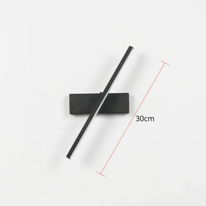 Elegante Design LED-Wandleuchte für Wohnzimmer und Schlafzimmer. Flexible Akzentbeleuchtung, 330° schwenkbar.