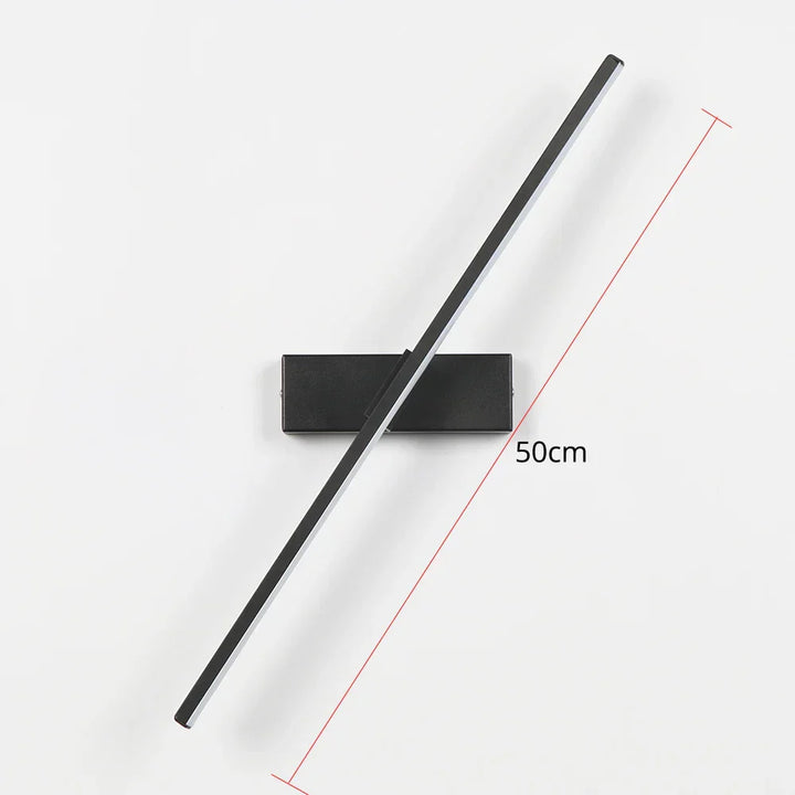 Design LED-Wandleuchte mit 330° Schwenkfunktion. Perfekt als Akzent- oder Leseleuchte für modernes Ambiente.