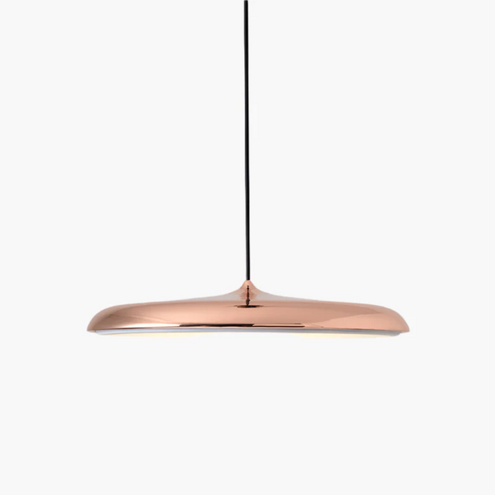 Elegante skandinavische LED Pendelleuchte, minimalistische Hängeleuchte aus Metall/Acryl für moderne Küchen.