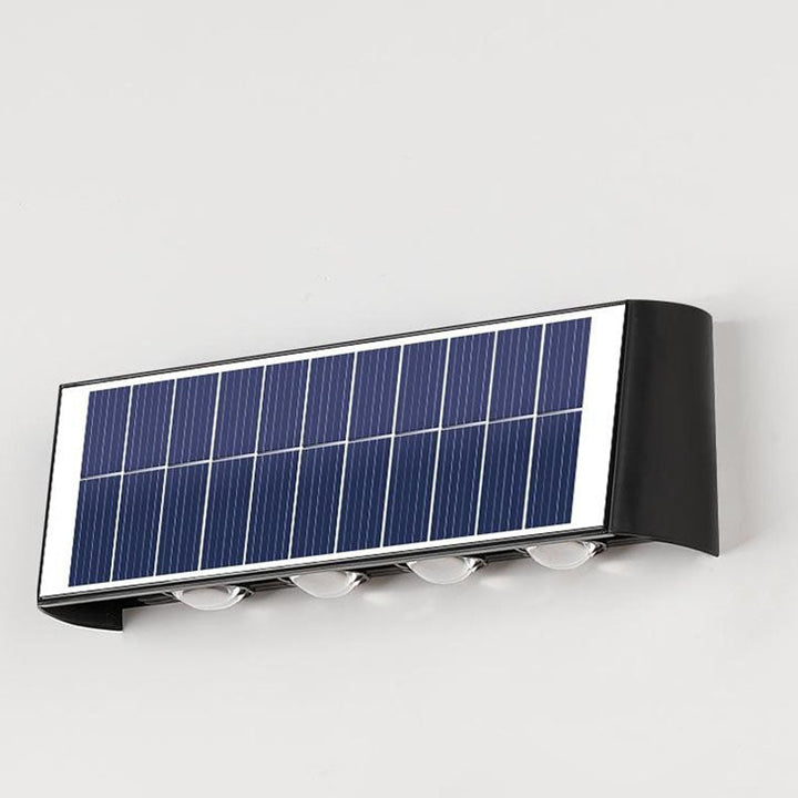 Solar-Gartenbeleuchtung, wetterfeste LED-Wandleuchte, einfach zu installieren.