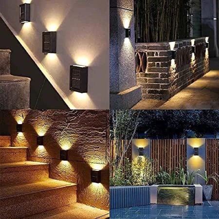 Elegante Solar-Gartenleuchte, kabellos, LED. Schafft stimmungsvolles Licht im Außenbereich, auf Terrasse & Balkon.