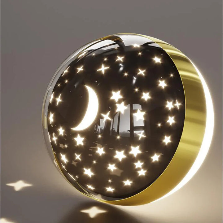 Flexible Stern-Wandleuchte für Kinder, LED-Beleuchtung, dimmbar, schafft ein gemütliches Ambiente.