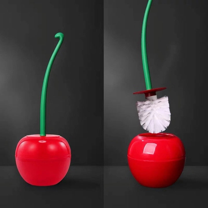Hygienische Toilettenbürste mit modernem Halter aus ABS-Kunststoff, perfekt für stilvolle Badgestaltung.