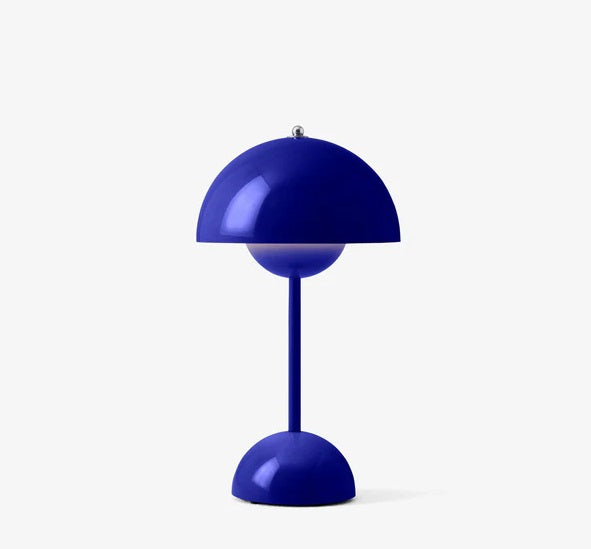 Kabellose Designlampe: Blumenpott-Tischlampe für Innen- & Außenbeleuchtung.