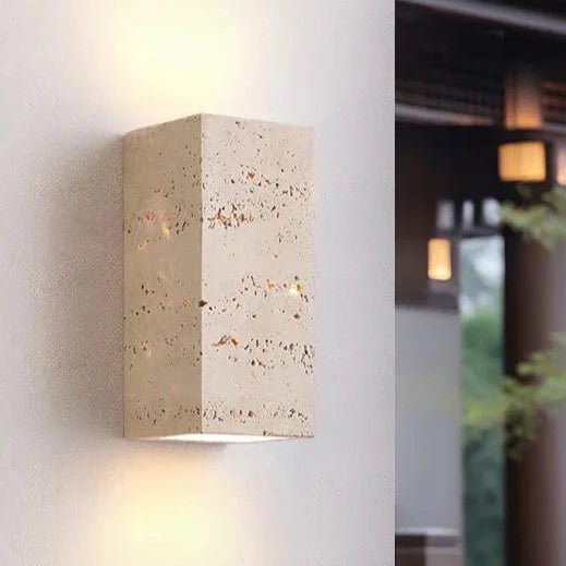 Moderne VERTIXA Außenwandleuchte mit LED, ideal für Garten, Terrasse & Balkon, wetterfest.