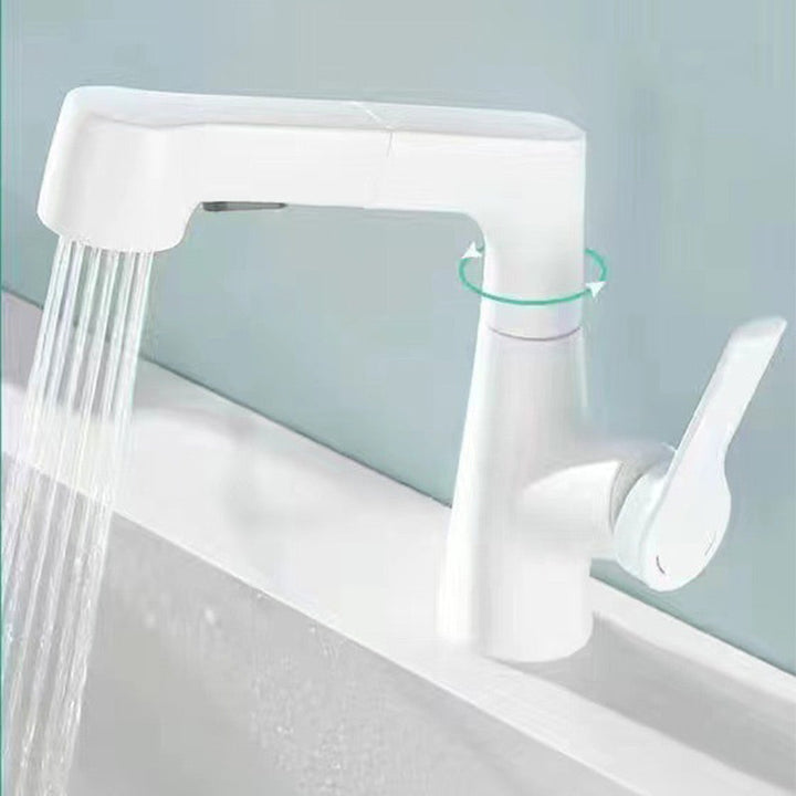 Hochwertige Waschtischarmatur mit ausziehbarem Sprühkopf. Modernes Design, ideal für jedes Badezimmer.