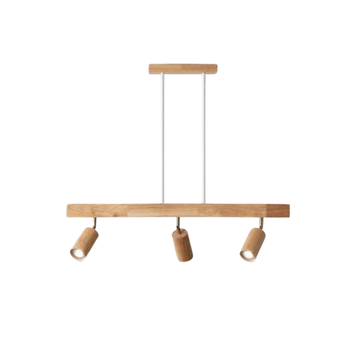 Stilvolle EcoLux Holz-Spotleuchte, verstellbar, umweltfreundlich & langlebig.